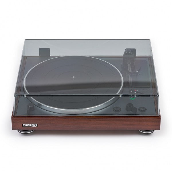 Thorens TD 102 A WALNUT HIGH GLOSS Giradischi automatico a telaio rigido con trazione a cinghia - TechSoundSystem.com