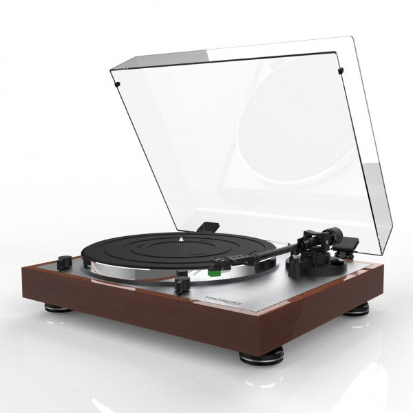 THORENS TD 402 DD high Gloss WALNUT Giradischi hifi motore trazione diretta PHONO MM - TechSoundSystem.com