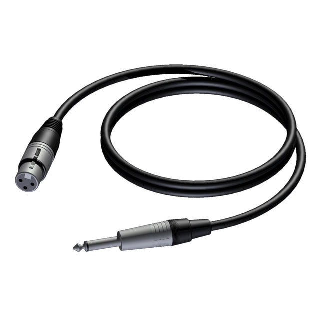 PROCAB CAB 591-10 Cavo audio 10mt Jack mas/ XLR fem - TechSoundSystem.com