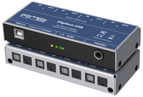 RME DIGIFACE USB INTERFACCIA AUDIO DIGITALE USB 32 IN / 32 OUT CON 4 IN / OUT OTTICI