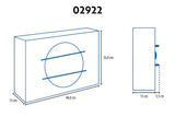 Phonocar 02922 Subwoofer passivo boxato 280W woofer da 200mm - TechSoundSystem.com