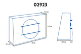 Phonocar 02923 Subwoofer passivo boxato da 400W, woofer 250mm - TechSoundSystem.com