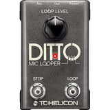 TC HELICON DITTO MIC LOOPER EFFETTO LOOPER A PEDALE PER VOCE