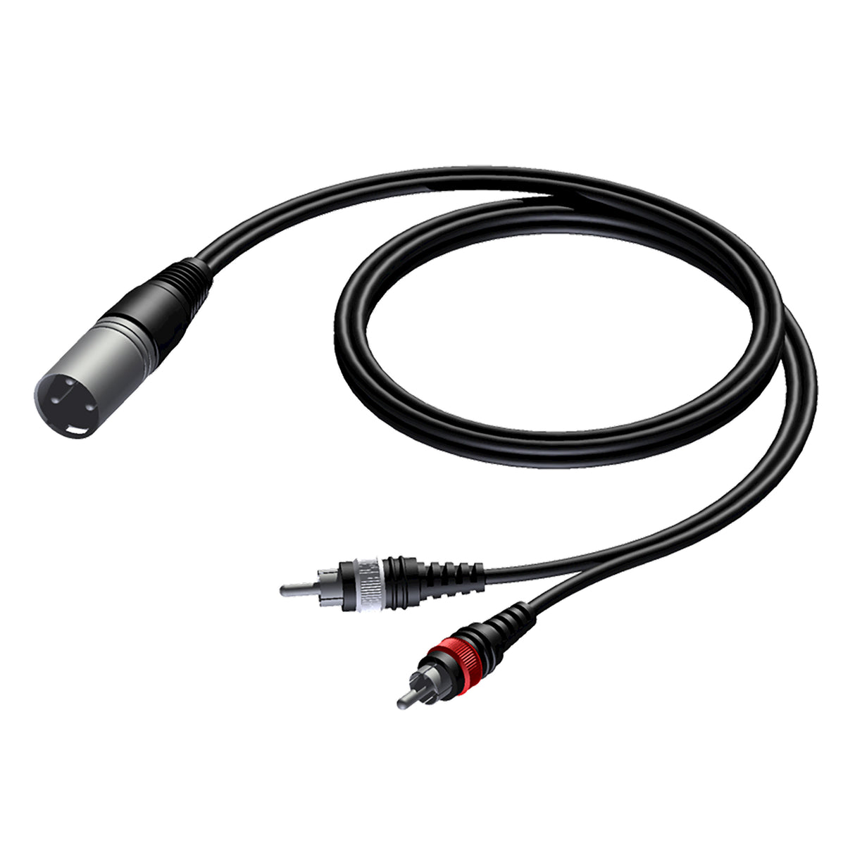 PROCAB CLA 703-10 Cavo audio 10mt XLR maschio/ 2xRCA maschio - TechSoundSystem.com