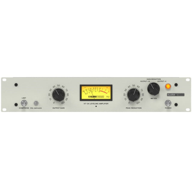 KLARK TEKNIK KT-2A COMPRESSORE AMPLIFICATORE DI LIVELLAMENTO VALVOLARE CON ATTENUATORE E TRASFORMATORI MIDAS - TechSoundSystem.com