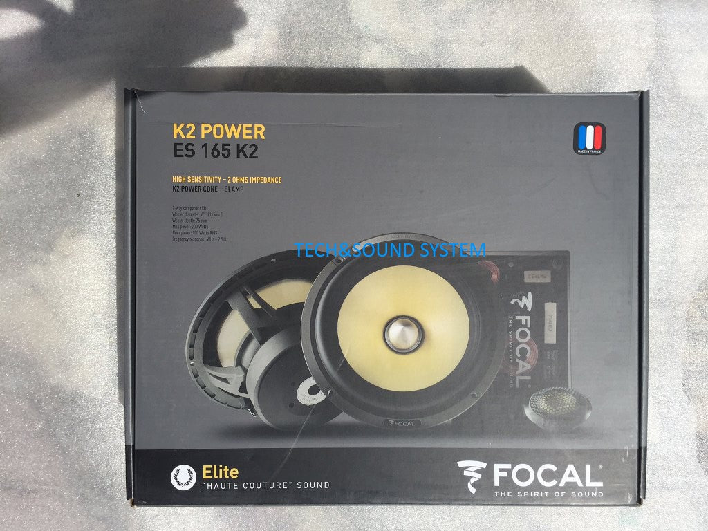 Focal ES165K2 kit Altoparlanti 2 vie 6.5" (165mm) in Kevlar® 100W RMS 2 ways speakers - TechSoundSystem.com