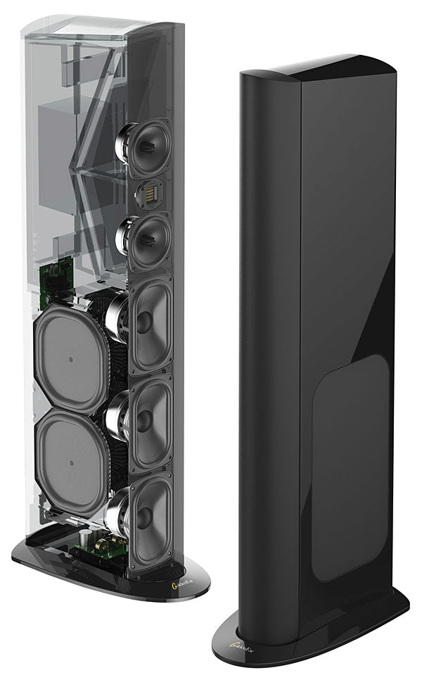 GOLDENEAR TRITON REFERENCE Coppia diffusori full-range hi-end da pavimento 3 vie con subwoofer e radiatori passivi 750W - TechSoundSystem.com