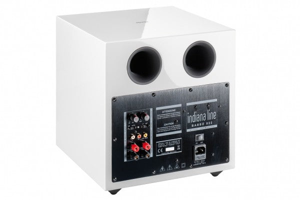 Indiana Line BASSO 922 LB Subwoofer home cinema BIANCO *EX-DEMO* OFFERTISSIMA!! - TechSoundSystem.com