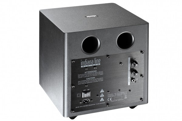 Indiana Line MIO Subwoofer ATTIVO da 178mm uso Home da 80 watts doppio condotto reflex - TechSoundSystem.com