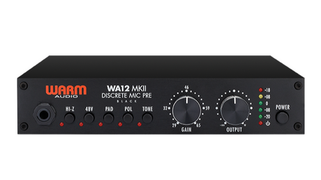 WARM AUDIO WA12 MKII BLACK - TechSoundSystem.com