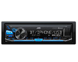 JVC KD-X341BT Autoradio 1 DIN Digital Media Receiver con Bluetooth®, USB frontale e AUX - TechSoundSystem.com