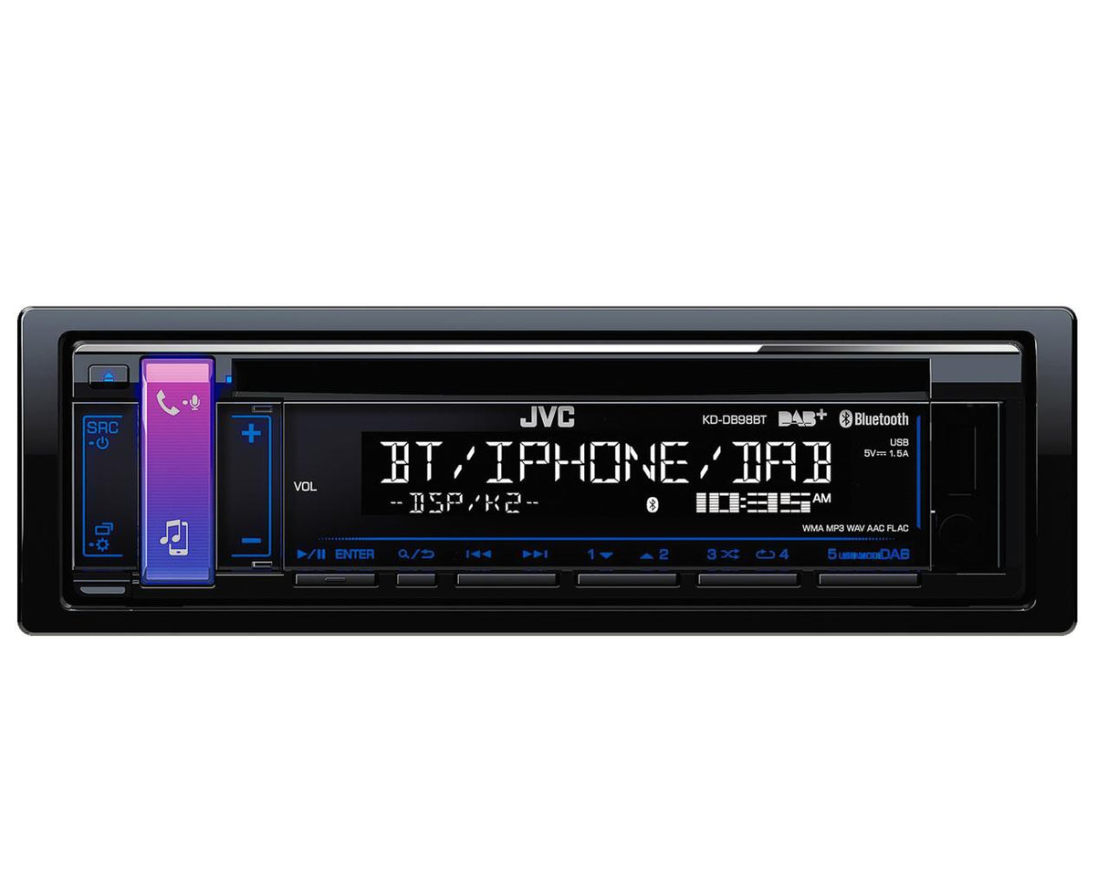 JVC KD-DB98BT Autoradio CD con Bluetooth, DAB Tuner, USB/AUX Input - TechSoundSystem.com