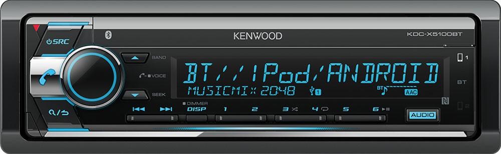 Kenwood KDC-X5100BT Sintolettore CD/USB e Bluetooth - TechSoundSystem.com