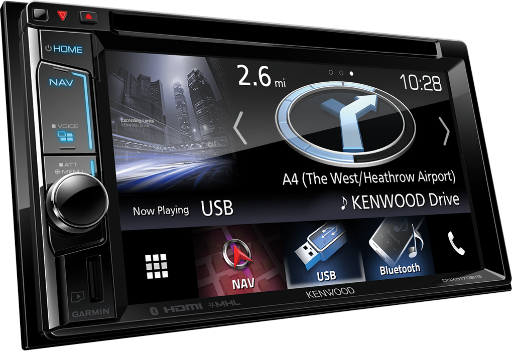 Kenwood DNX5170BTS Media Station 2 DIN 6.2 pollici AV receiver con Bluetooth e Smaprtphone control - TechSoundSystem.com