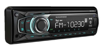 MACROM M-DL3000DAB autoradio 1 din con DAB,USB, SD e frontalino asportabile - TechSoundSystem.com