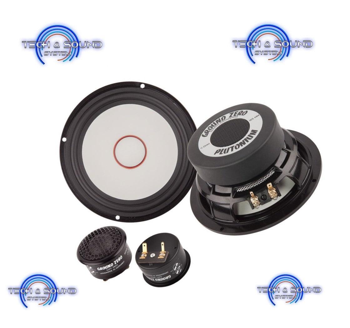 GROUND ZERO GZPC 165SQ -ACT Kit 2 vie woofer da 165mm tweeter da 28 mm TOP GAMMA (COPPIA) - TechSoundSystem.com