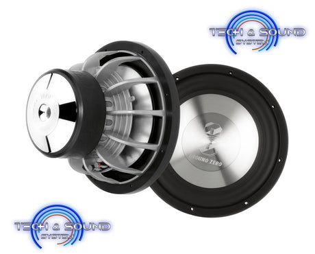 Ground Zero GZHW 30X Subwoofer 12" da 30 cm 2+2 Ohm, 800W RMS - TechSoundSystem.com