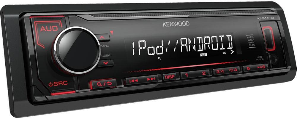 Kenwood KMM-204 autoradio con USB, AUX-IN smartphone Android - TechSoundSystem.com