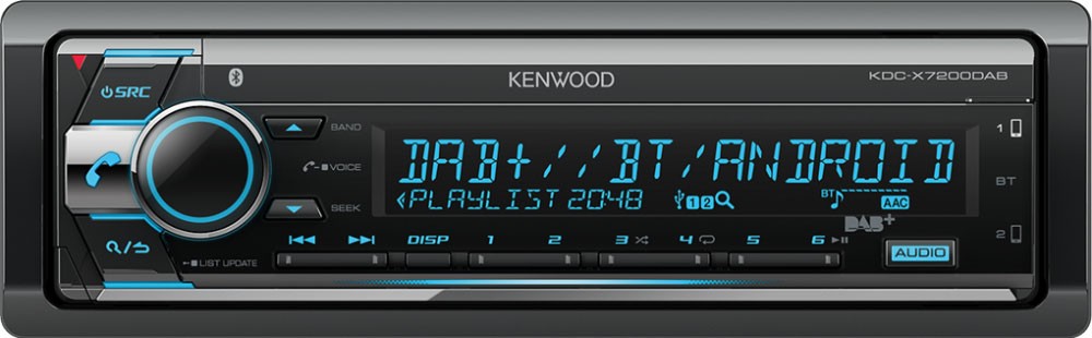 Kenwood KDC-X7200DAB autoradio con DAB + Spotify, Bluetooth, lettore di CD, 2x USB, AUX-IN - TechSoundSystem.com