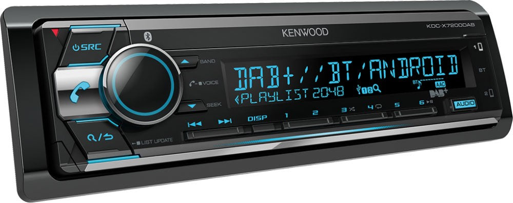 Kenwood KDC-X7200DAB autoradio con DAB + Spotify, Bluetooth, lettore di CD, 2x USB, AUX-IN - TechSoundSystem.com