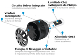 Fari LED H4 abbaglianti /anabbaglianti 24-36V Phonocar 07512 LAMPADINE LED PER AUTO 4000LM (COPPIA) - TechSoundSystem.com