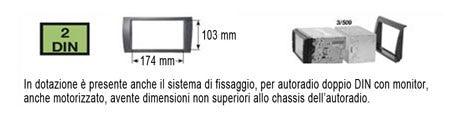 Phonocar 03661 Mascherina 2 Din per Ford Fiesta 2008- colore argento - TechSoundSystem.com