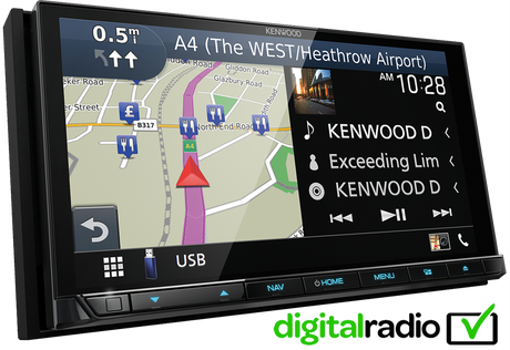 Kenwood DNX9180DABS autoradio 2 DIN con GPS Apple Carplay, Android Auto, Bluetooth e DAB+ - TechSoundSystem.com