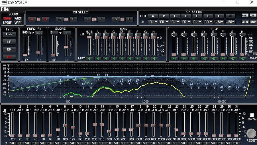 STEG DSP 68 Processore Digitale 8 CANALI CON RUX PROFESSIONALE - TechSoundSystem.com