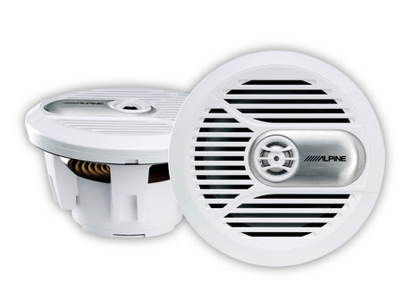 Alpine SPR-M700W Diffusori coassiali marini a 2 vie da 17,8 cm (150W) colore bianco COPPIA - TechSoundSystem.com