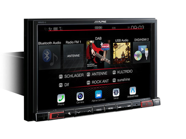 Alpine X802DC-U Media Station 2 Din 8" per CAMPER Navi, Android Auto, Apple CarPlay, Bluetooth, DAB e Ingresso HDMI - TechSoundSystem.com