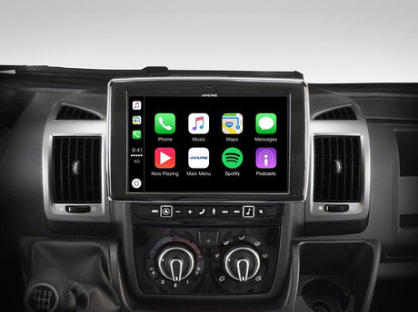 Alpine X902D-DU Media Station 9'' per Ducato, Jumper, Boxer con GPS, Android Auto e App CarPlay - TechSoundSystem.com