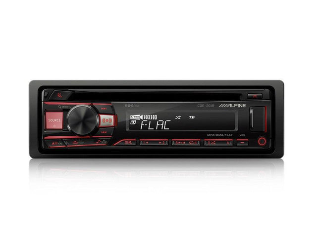 Alpine CDE-201R Autoradio 1 Din CD USB AUX FLAC MP3 WMA AAC Compatibilità Android - TechSoundSystem.com