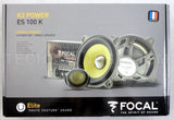 Focal ES100K kit Altoparlanti 2 vie 4" (100mm) in Kevlar® 60W RMS 2 ways speakers - TechSoundSystem.com