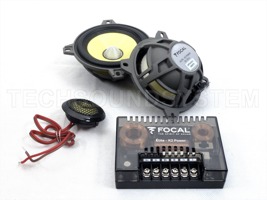 Focal ES100K kit Altoparlanti 2 vie 4" (100mm) in Kevlar® 60W RMS 2 ways speakers - TechSoundSystem.com