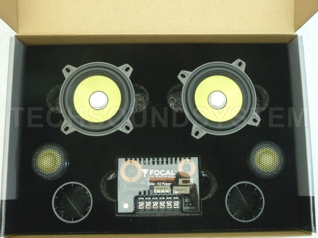 Focal ES100K kit Altoparlanti 2 vie 4" (100mm) in Kevlar® 60W RMS 2 ways speakers - TechSoundSystem.com