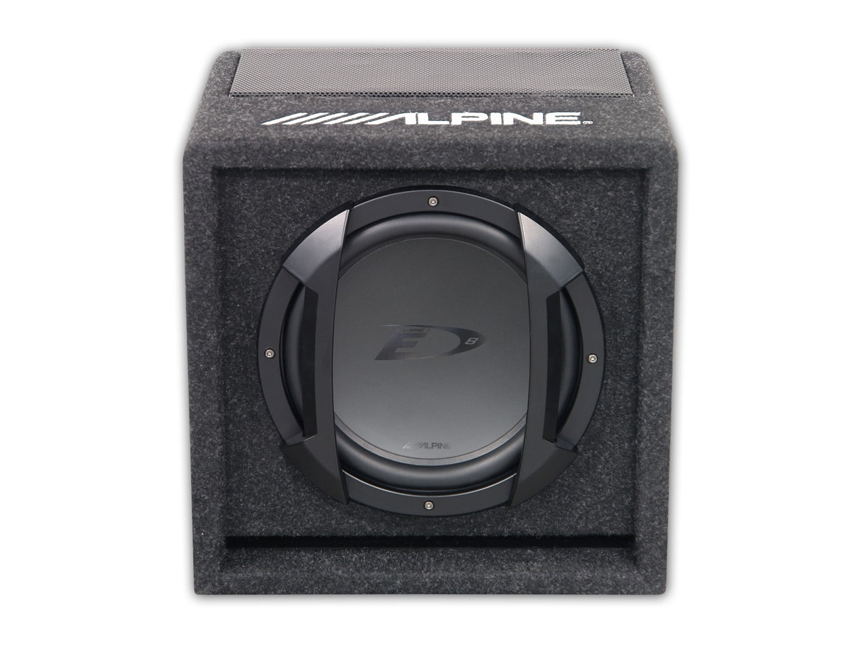 Alpine SWE-815 Subwoofer Amplificato Bass Reflex in cassa da 20 cm (8'') 150W - TechSoundSystem.com