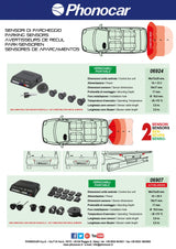 Phonocar 06930 Kit Sensori di parcheggio digitali post. con autoblanking foro installazione 19,5 mm - TechSoundSystem.com