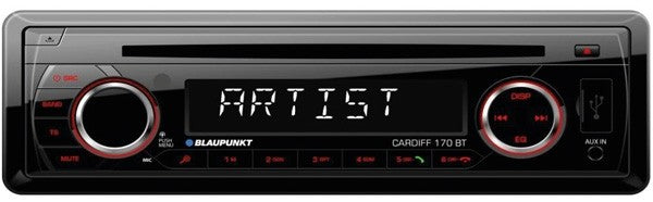 Blaupunkt CARDIFF 170 Autoradio 1 DIN con lettore CD-USB-SD e Bluetooth - TechSoundSystem.com