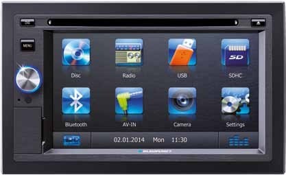 Blaupunkt SAN DIEGO 530 WORLD autoradio 2 Din, Bluetooth e GPS, BLK209 - TechSoundSystem.com