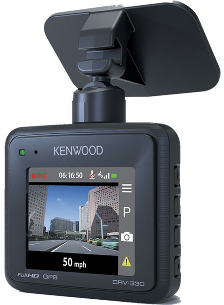 Kenwood DRV-330 Dashcam Full HD con display da 2 pollici - TechSoundSystem.com