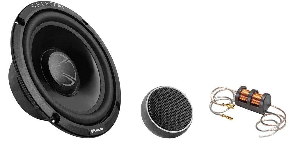 Kit altoparlanti a 2 vie Selection Phonocar 02097 90W Woofer 165mm(6,5'')+Tweeter+Crossover - TechSoundSystem.com