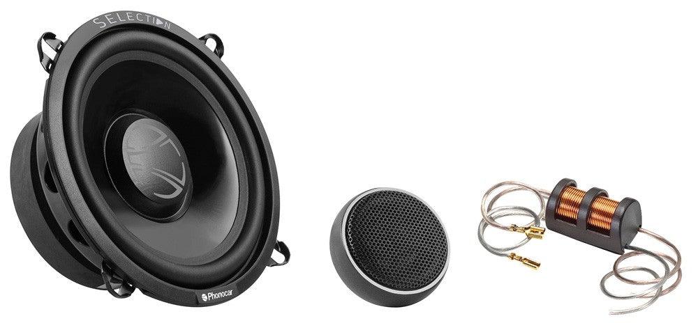 Kit altoparlanti 2 vie Selection Phonocar 02094 70W Woofer 130mm(5'')+Tweeter+Crossover - TechSoundSystem.com