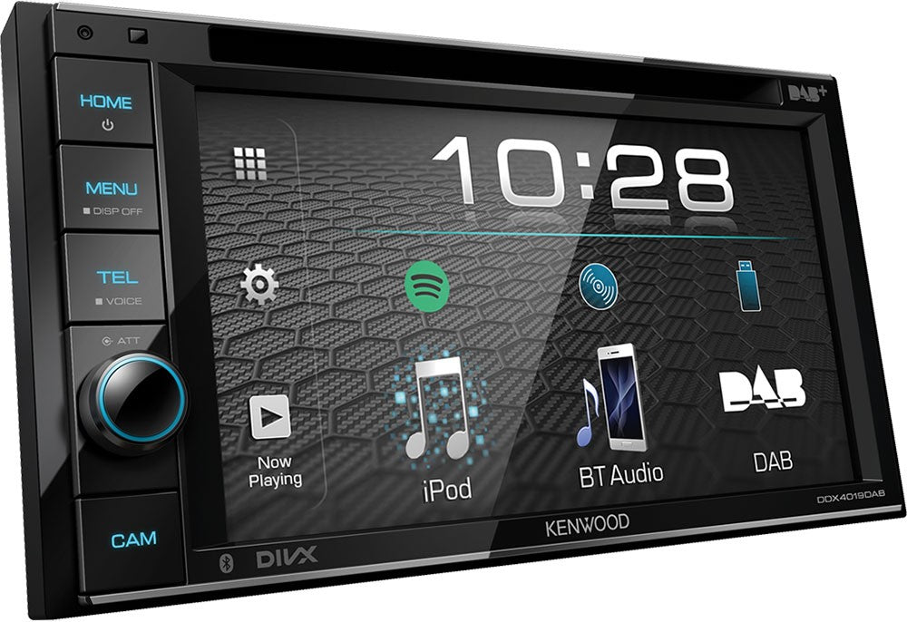 Kenwood DDX4019DAB autoradio 2 DIN da 6.2'' con Bluetooth, DAB+, Spotify, iPod - TechSoundSystem.com