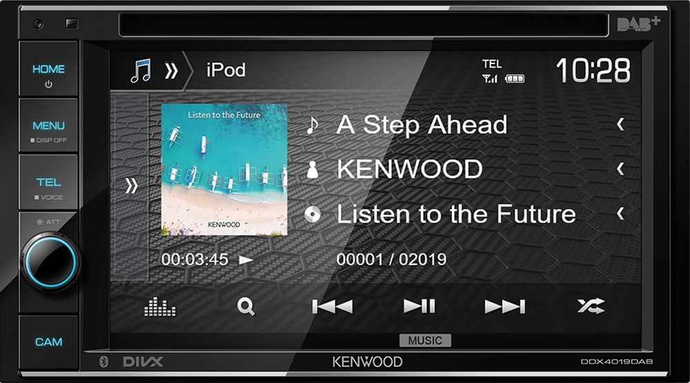 Kenwood DDX4019DAB autoradio 2 DIN da 6.2'' con Bluetooth, DAB+, Spotify, iPod - TechSoundSystem.com