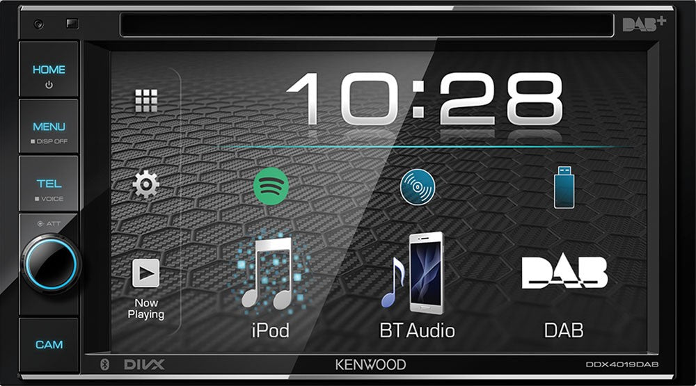 Kenwood DDX4019DAB autoradio 2 DIN da 6.2'' con Bluetooth, DAB+, Spotify, iPod - TechSoundSystem.com