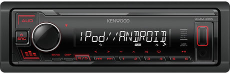 Kenwood KMM-205 autoradio 1 DIN con USB, AUX-IN, smartphone Android - TechSoundSystem.com