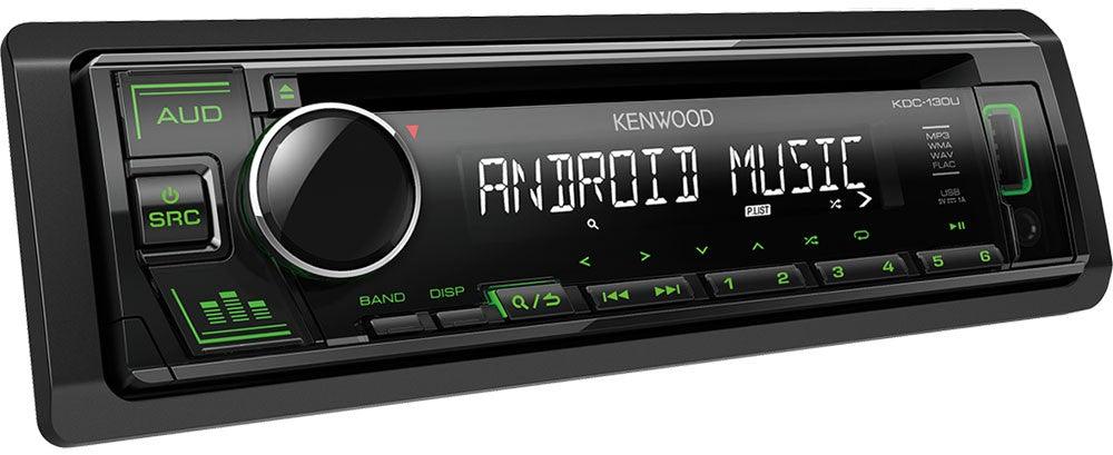 Kenwood KDC-130UG autoradio 1 DIN CD con AUX frontale / autoradio USB anteriore - TechSoundSystem.com