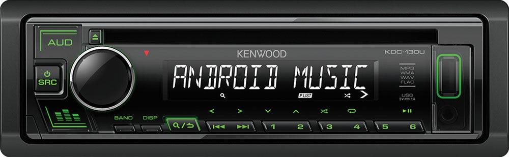 Kenwood KDC-130UG autoradio 1 DIN CD con AUX frontale / autoradio USB anteriore - TechSoundSystem.com