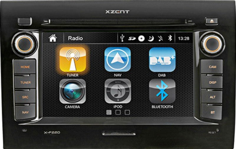 XZENT X-F220 media station per FIAT DUCATO, Peugeot Boxer, Citroen Jumper - TechSoundSystem.com