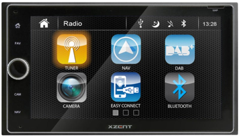 XZENT X-422 autoradio 2-DIN navigatore GPS CON DAB +, BLUETOOTH, USB, HDMI - TechSoundSystem.com